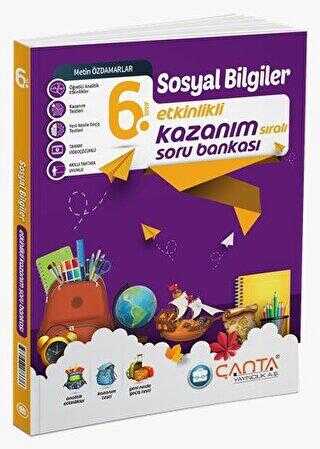 Çanta Yayınları 6. Sınıf Sosyal Bilgiler Etkinlikli Kazanım Soru Bankası