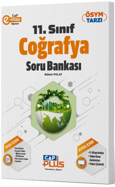 Çap Yayınları 11. Sınıf Anadolu Coğrafya Soru Bankası