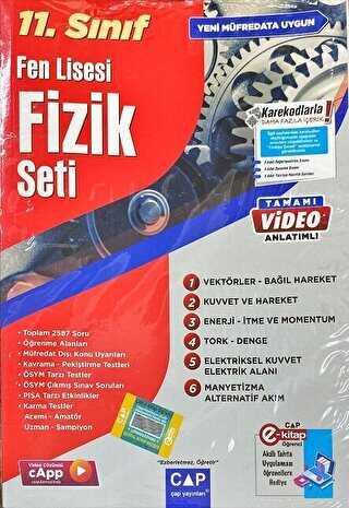 Çap Yayınları 11. Sınıf Fen Lisesi Fizik Seti