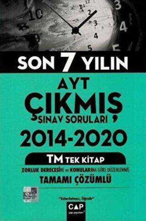 Çap Yayınları 2021 AYT Son 7 Yılın Çıkmış Sorular
