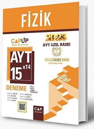 Çap Yayınları 2023 AYT Fizik 15 X 14 Up Deneme