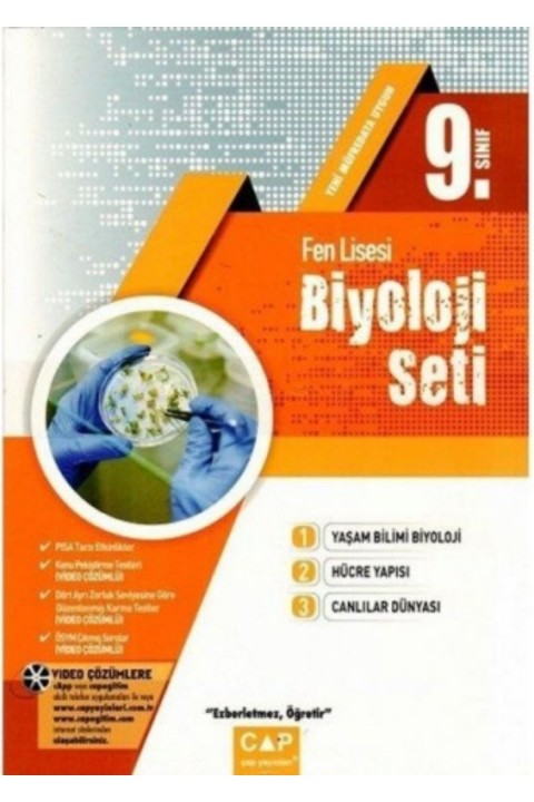 Çap Yayınları 9. Sınıf Fen Lisesi Biyoloji Seti