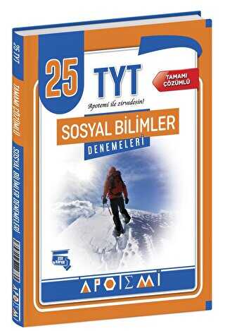 Çap Yayınları Apotemi Yayınları TYT Sosyal Bilimler 25 li Deneme