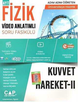 Çap Yayınları Çap Fizik Kuvvet Hareket 2 Konu Anlatımlı Soru Bankası