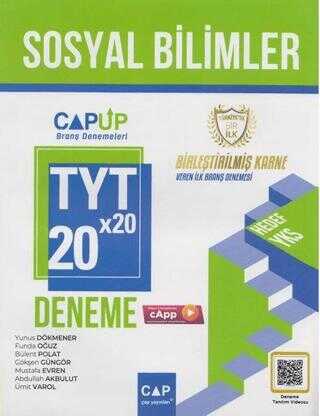Çap Yayınları Çap Yayınları TYT Sosyal Bilimler 20 x 20 Deneme