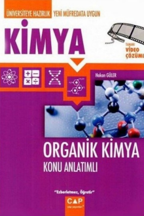 Çap Yayınları Organik Kimya Konu Anlatımlı