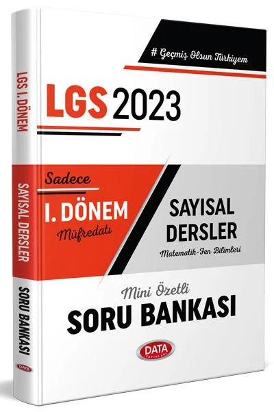 Data Yayınları 2023 LGS 1. Dönem Sayısal Soru Bankası