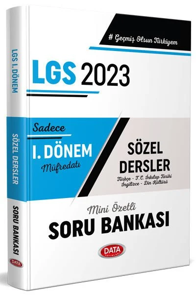 Data Yayınları 2023 LGS 1. Dönem Sözel Soru Bankası