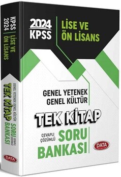Data Yayınları 2024 KPSS Lise Ön Lisans Soru Bankası Tek Kitap