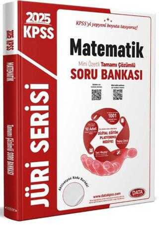 Data Yayınları 2025 KPSS Jüri Serisi Matematik Mini Özetli Tamamı Çözümlü Soru Bankası