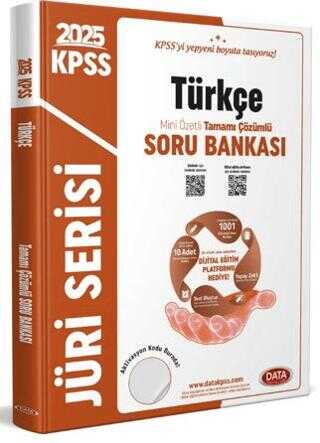 Data Yayınları 2025 KPSS Jüri Serisi Türkçe Mini Özetli Tamamı Çözümlü Soru Bankası