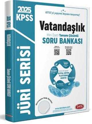 Data Yayınları 2025 KPSS Jüri Serisi Vatandaşlık Mini Özetli Tamamı Çözümlü Soru Bankası