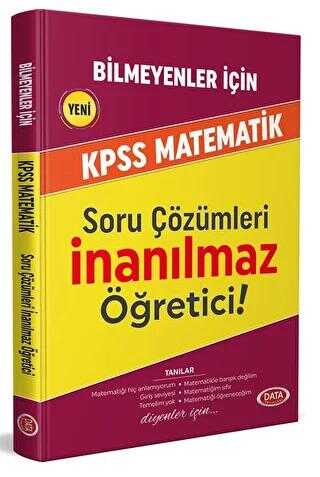 Data Yayınları Bilmeyenler İçin KPSS Matematik