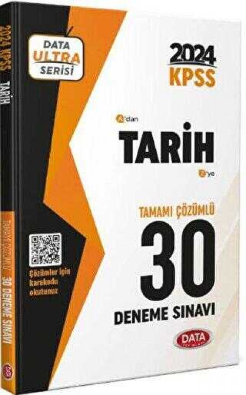 Data Yayınları KPSS Tarih 30 Deneme Sınavı