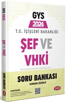 Data Yayınları T.C. İçişleri Bakanlığı Şef ve VHKİ Soru Bankası