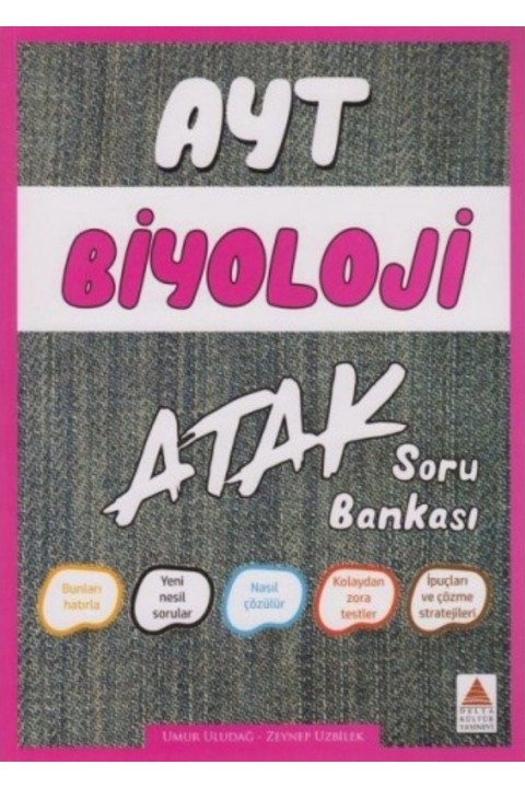 Delta Kültür Yayınevi AYT Biyoloji Atak Soru Bankası