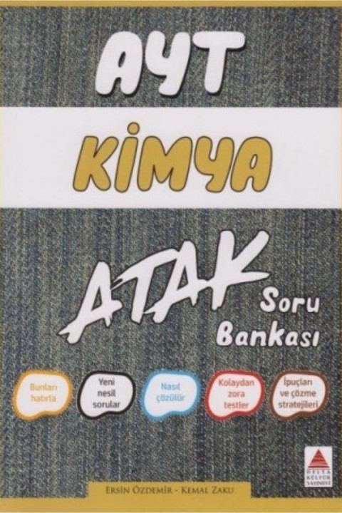 Delta Kültür Yayınevi AYT Kimya Atak Soru Bankası