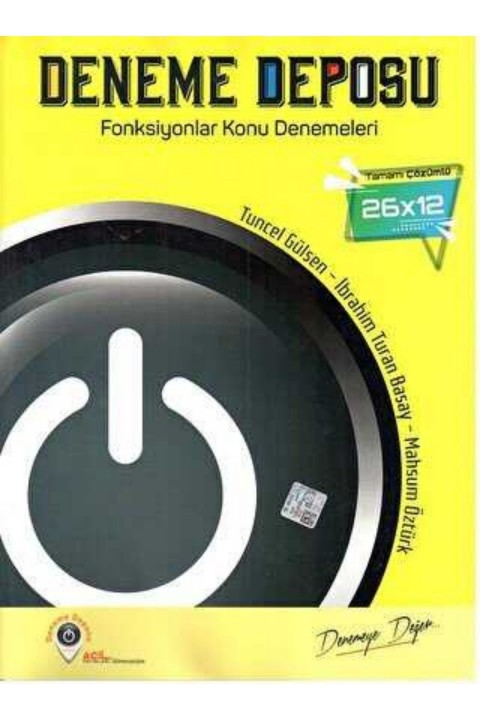Deneme Deposu TYT Fonksiyonlar Konu Denemeleri