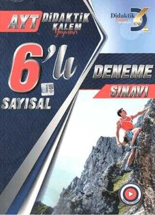 Didaktik Kalem Yayınları AYT 6`lı Sayısal Deneme Sınavı