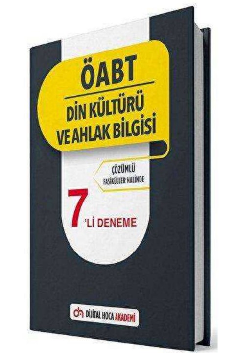 Dijital Hoca 2022 ÖABT Din Kültürü ve Ahlak Bilgisi Öğretmenliği Çözümlü 7’li Deneme