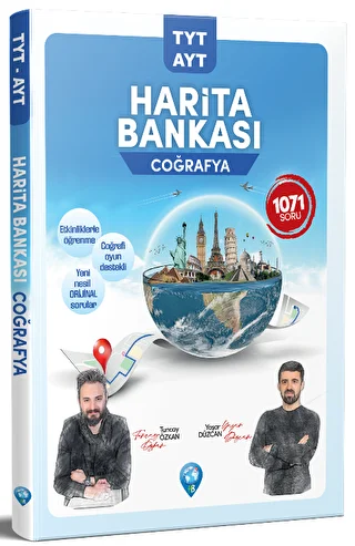 Dizgi Kitap 2022 TYT - AYT Coğrafya Harita Bankası