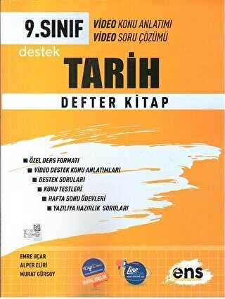 ENS Yayınları 9. Sınıf Destek Tarih Defter Kitap