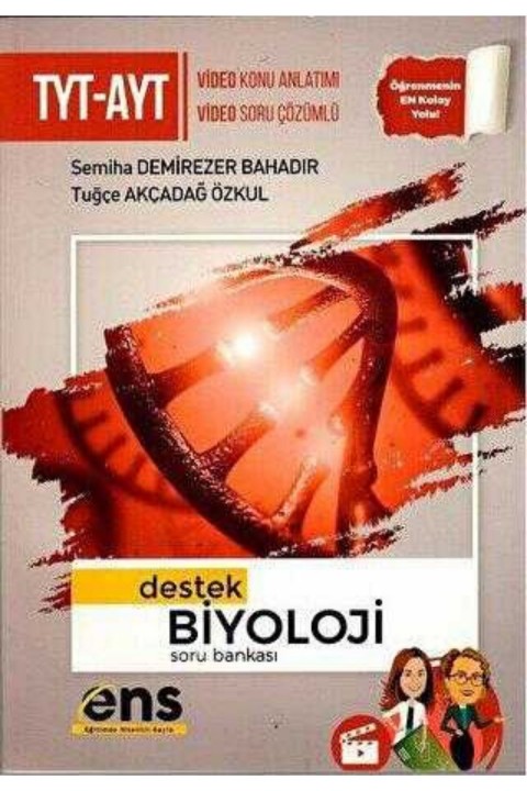 ENS Yayınları TYT AYT Biyoloji Destek Soru Bankası