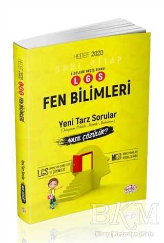 Editör Yayınevi LGS Fen Bilimleri Yeni Tarz Mantık Muhakeme Soruları Nasıl Çözülür Sarı Kitap