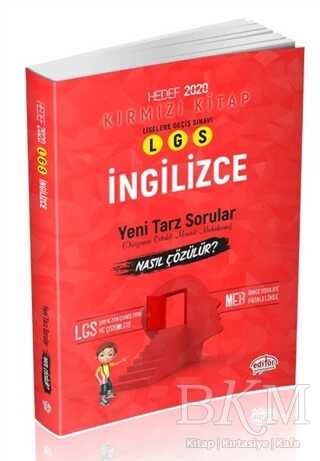 Editör Yayınevi LGS İngilizce Yeni Tarz Mantık Muhakeme Nasıl Çözülür Kırmızı Kitap