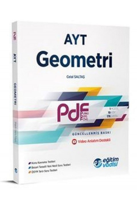 Eğitim Vadisi Yayınları AYT Geometri PDF Planlı Ders Föyü