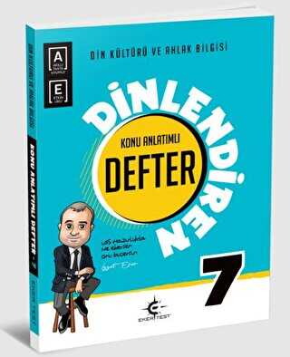 Eker Test Yayınları 7. Sınıf Din Kültürü ve Ahlak Bilgisi Dinlendiren Defter