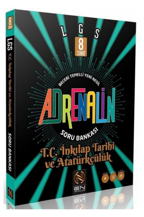 En Yayınları 8. Sınıf LGS T.C. İnkılap Tarihi ve Atatürkçülük Adrenalin Soru Bankası