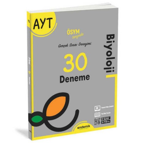 Endemik Yayınları Ayt Biyoloji 30 Deneme