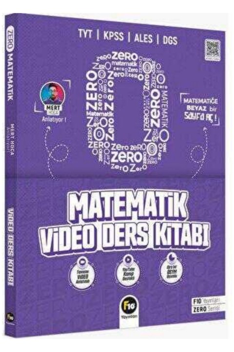 F10 Yayınları Mert Hoca ile Sıfırdan Matematik Video Ders Kitabı