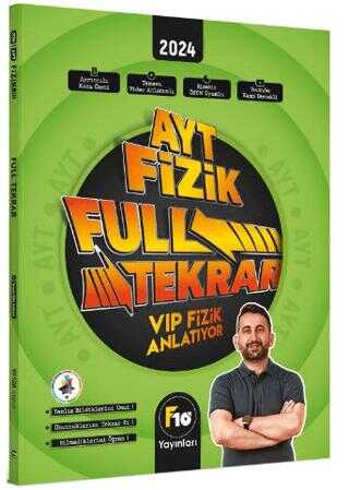 F10 Yayınları VİP AYT Fizik Full Tekrar Video Ders Kitabı