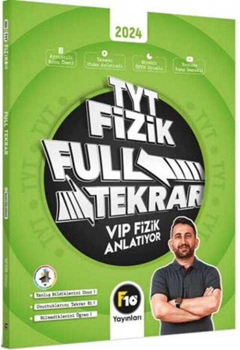 F10 Yayınları VİP Fizik TYT Fizik Full Tekrar Video Ders Kitabı