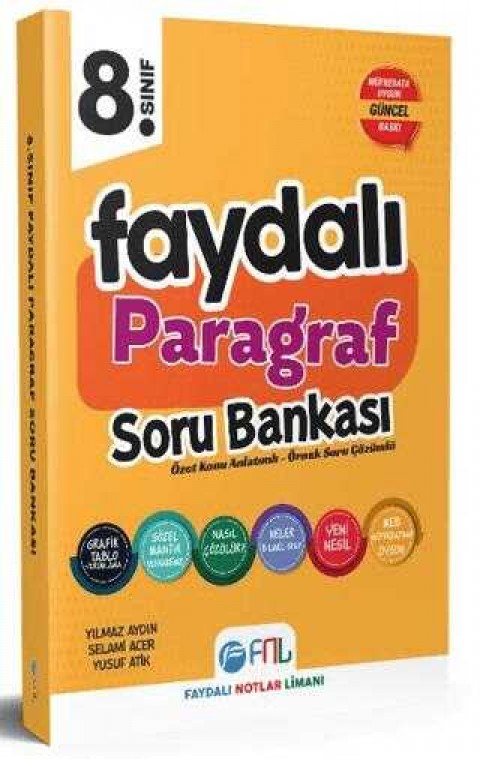 FNL Yayınları 8. Sınıf Faydalı Paragraf Soru Bankası