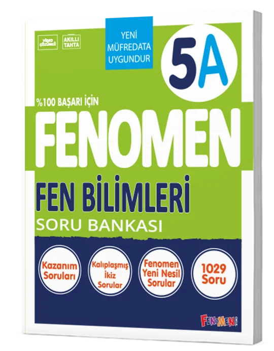 Fenomen Yayıncılık 5 Fen Bilimleri A Soru Bankası