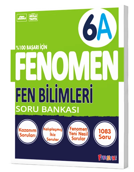 Fenomen Yayıncılık 6 Fen Bilimleri A Soru Bankası