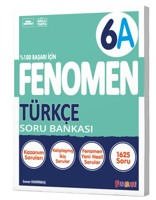 Fenomen Yayıncılık 6 Türkçe A Soru Bankası