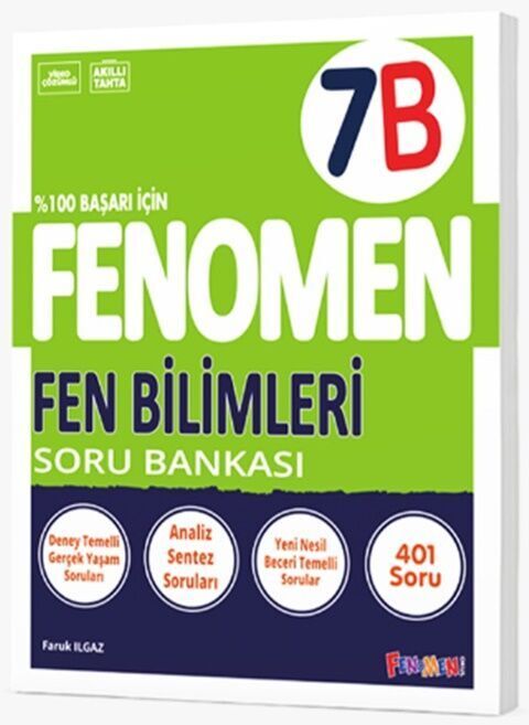 Fenomen Yayıncılık 7. Sınıf Fen Bilimleri B Fenomen Soru Bankası