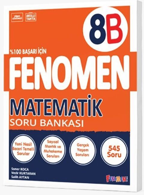 Fenomen Yayıncılık 8. Sınıf LGS Fenomen Matematik B Soru Bankası