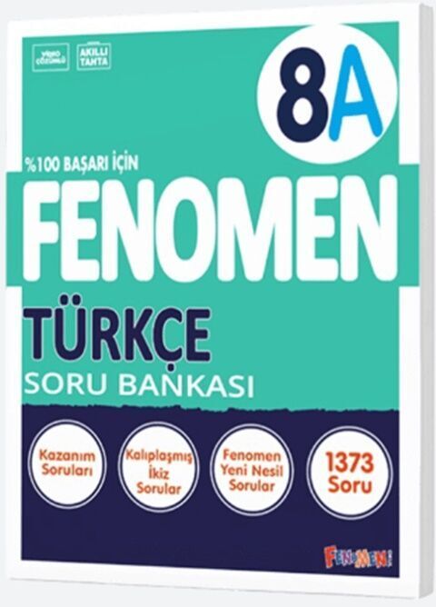 Fenomen Yayıncılık 8. Sınıf LGS Türkçe A Fenomen Soru Bankası