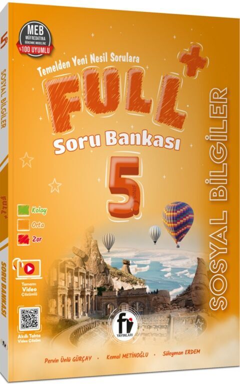 Fi Yayınları 5. Sınıf Sosyal Bilgiler FULL Soru Bankası