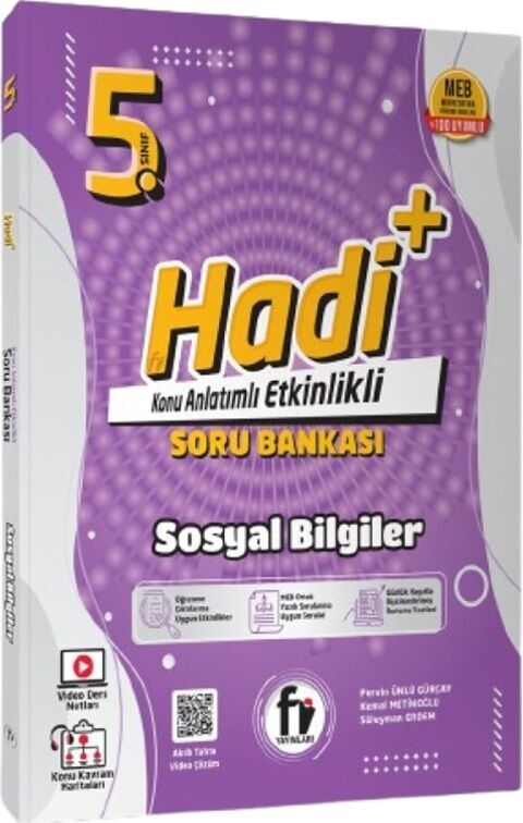 Fi Yayınları 5. Sınıf Sosyal Bilgiler Hadi Soru Bankası