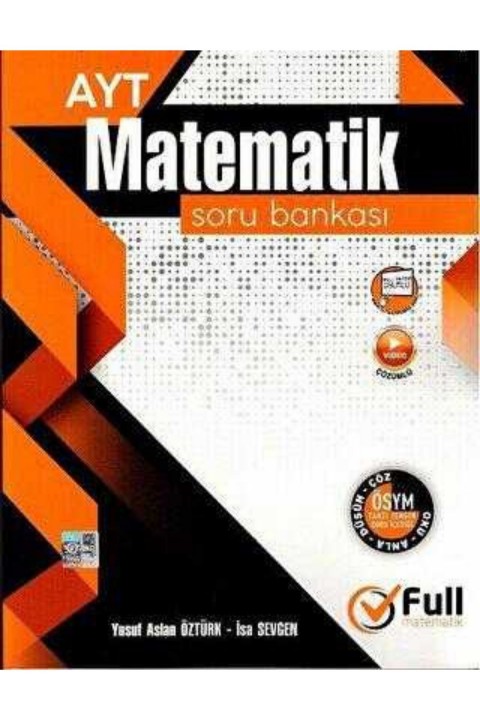Full Matematik Yayınları YKS AYT Matematik Soru Bankası Video Çözümlü