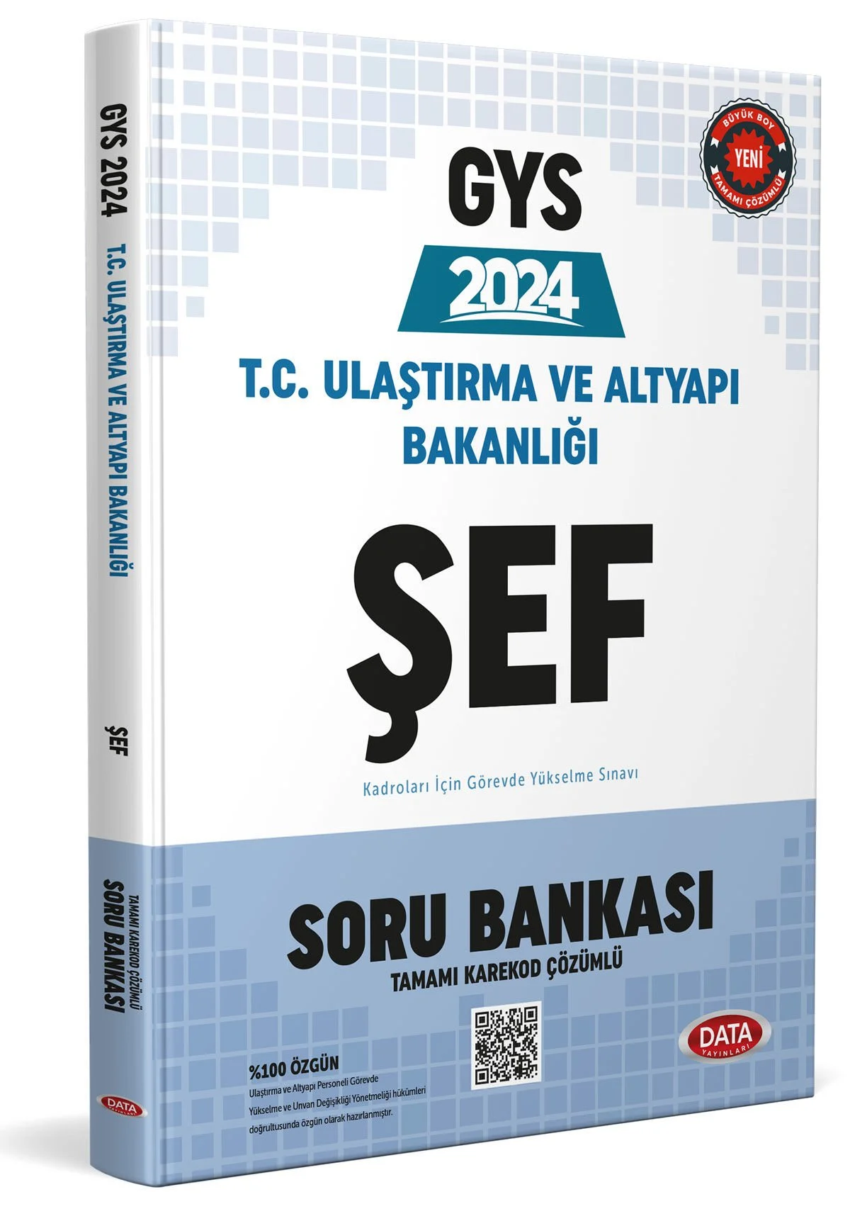 GYS T.C. Ulaştırma ve Altyapı Bakanlığı ŞEF Kadroları İçin Ortak Alan Soru Bankası Data Yayınları