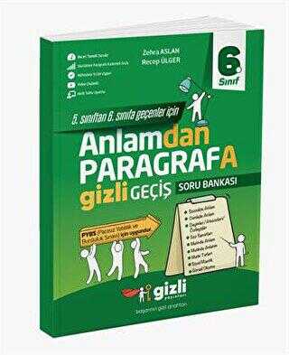 Gizli Yayınları 6. Sınıf Anlamdan Paragrafa Gizli Geçiş