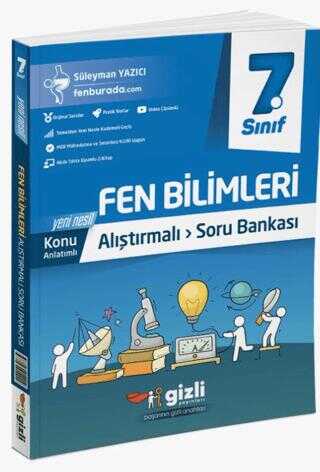 Gizli Yayınları 7. Sınıf Fen Bilimleri Konu Anlatımlı Soru Bankası
