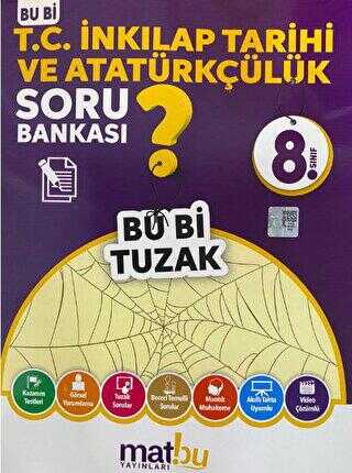 Gizli Yayınları 8. Sınıf T.C. İnkilap Tarihi Ve Atatürkçülük Soru Bankası